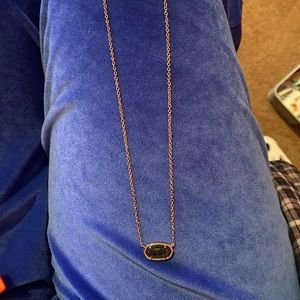 black onx gold necklace